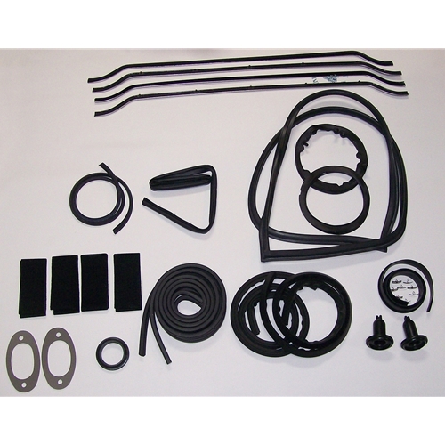 Early (No Vent Windows) Convertible Gasket Kit