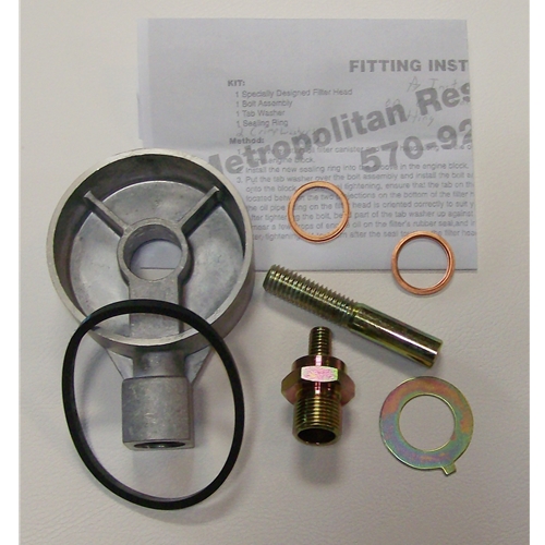Spin On Oil Filter Adapter Kit