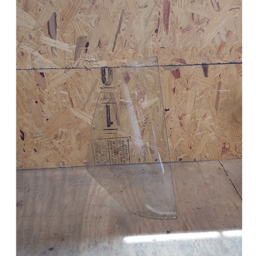 Left Early Rear Window Glass - used