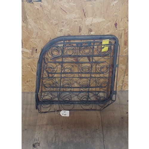Late Front Right Seat Back - used