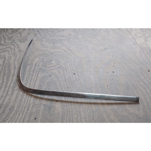 Left Rear Window Lower Stainless Steel Trim - used