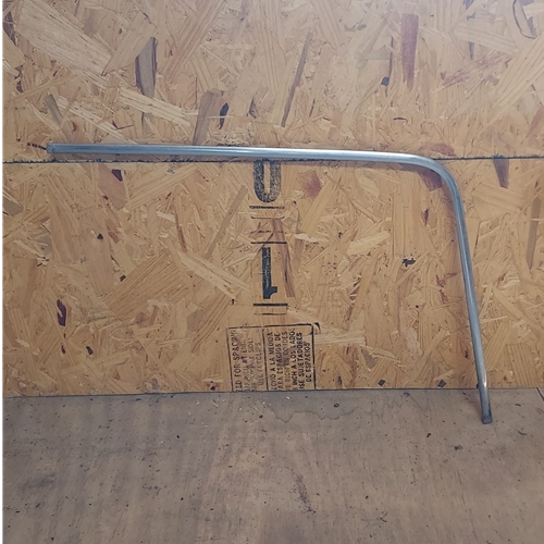 Early Left Front Windshield Stainless Steel Trim - used