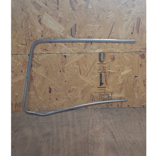 Late Right Front Windshield Stainless Steel Trim - used