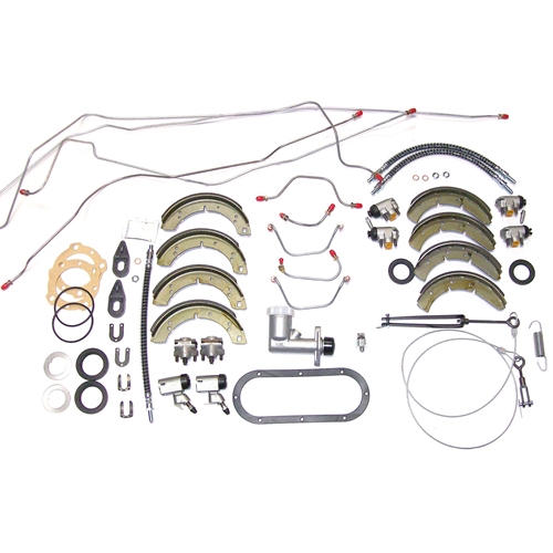 Early Steel Lines Overhaul Brake System Kit