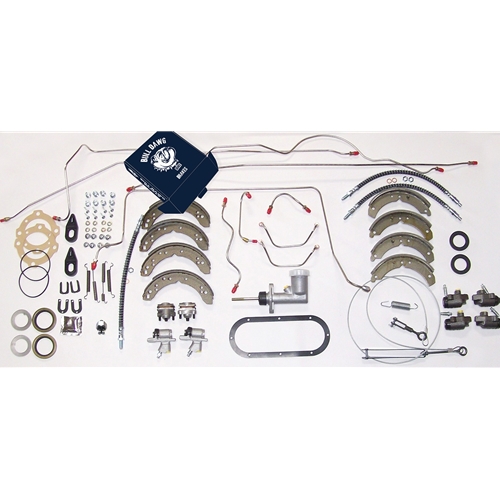 Late Stainless Steel Lines Overhaul Brake System Kit