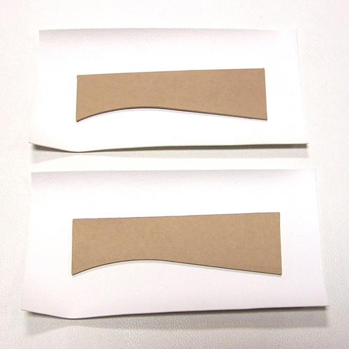 Late Rear Seat Back Lower Trim Panel Set