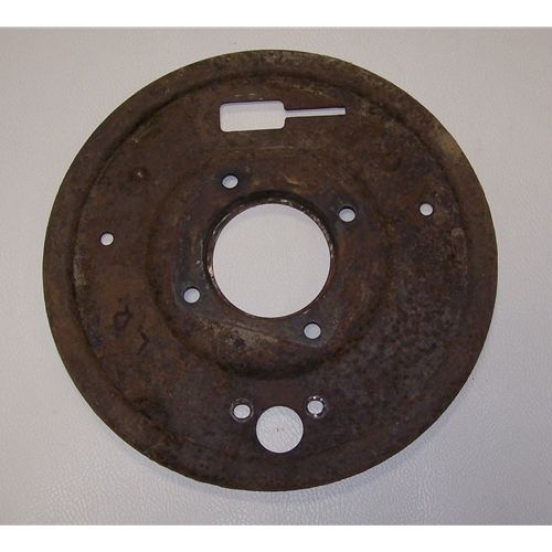 Late Rear Left Backing Plate - used