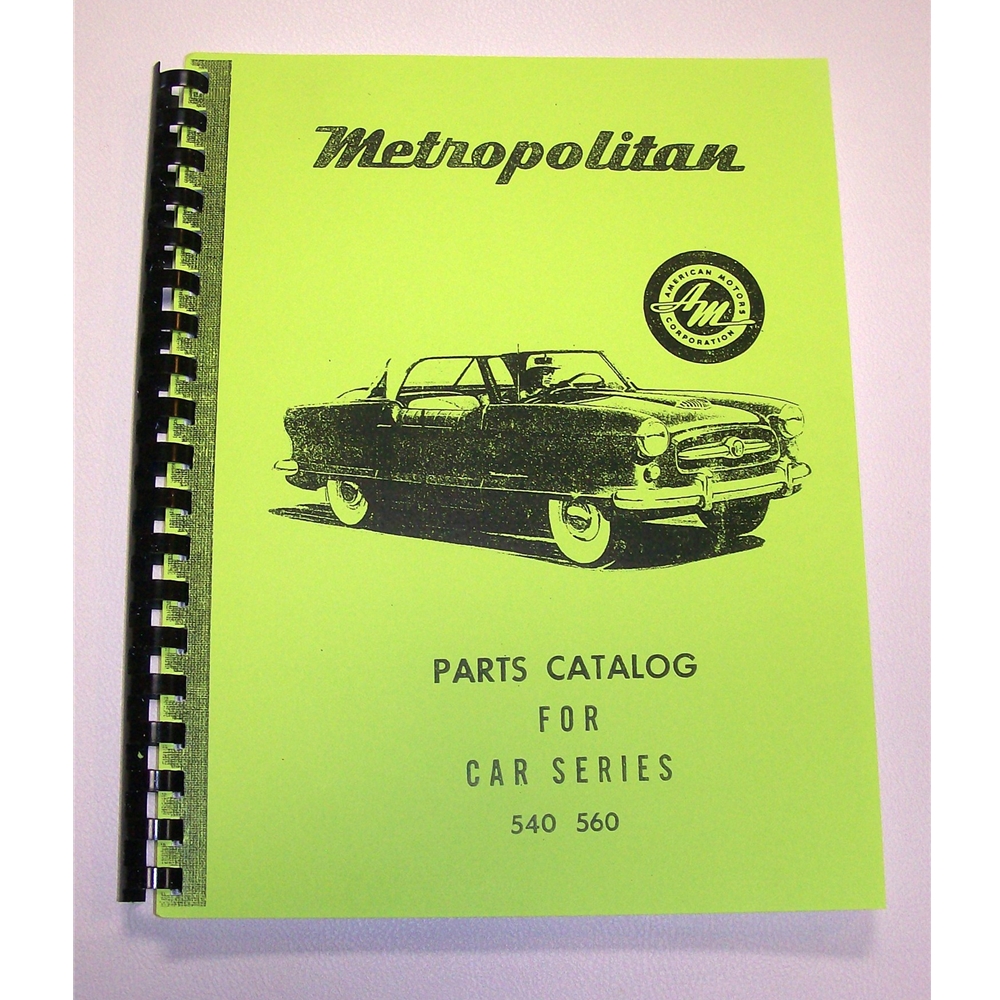 1954 Nash Metropolitan Owner's Manual – Factory Reprint / New